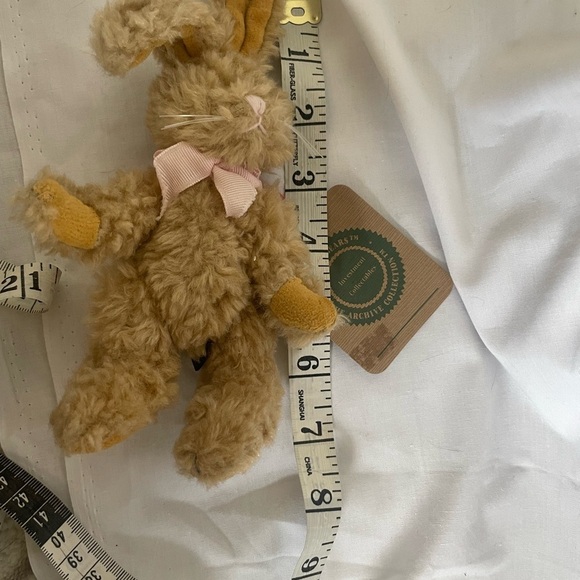 Vintage Boyds Bears Archive Collection Alice Bunny Rabbit Jointed Plush - Picture 7 of 8